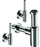 Schell Design-Eckventil Set EDITION mit ASAG easy, verchromt - Schwarz