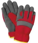 Universal-Handschuh, Handschuhe - Schwarz/Rot
