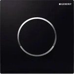 Geberit 116.015.KM.1, Sp&uuml;lplatte, Schwarz, Chrom, Geberit - Schwarz/Silber