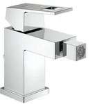 Grohe Eurocube Bidetbatterie mit Zugstangen-Ablaufgarnitur chrom - 23138000 - Silber