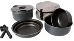 Kochset Camping Aluminium Trekking - Kochgeschirr Alu Topf Pfanne 7-teilig