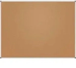 MAUL Pinnboard MAULstandard 90 x 120 cm braun silber grau - Braun/Grau