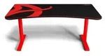 Arozzi Arena Gro&szlig; Gaming-Schreibtisch - 160 x 82 x 71-81 cm - Rot - Rot/Schwarz