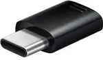 Samsung Datentransferadapter - 1 x Typ-C Stecker USB - 1 x Buchse Micro USB - Schwarz