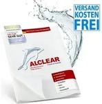 ALCLEAR 950002 Ultra-Microfaser Fenstertuch streifenfrei 60x45 cm - Wei&szlig;