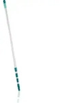 Leifheit Teleskopstiel Aluminium 400 cm - T&uuml;rkis/Silber