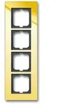 Busch-Jaeger 1754-0-4359, Gold, Schraubenlos, Busch-Jaeger, Gl&auml;nzend, Carat, 1