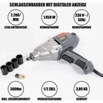 Mauk Elektro Schlagschrauber Schrauber 1050 W 500 Nm 4 N&uuml;sse vers. Drehmoment