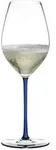 Riedel Fatto A Mano - Champagner Weinglas, dunkelblau - Blau