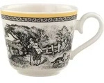 Villeroy & Boch Audun Ferme Mokkaobertasse / Espressoobertasse 150ml - Grau/Gelb