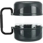 TRIXIE Reise-Set, Kunststoff, 2 l / 2 x 0,75 l, dunkelgrau - Dunkelgrau