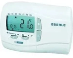 Eberle Uhrenthermostat Digital, Raumregler, Batterie 7...32C, 1 Wechsler,