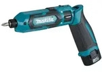 Makita TD 022 DSE Akku Knick Schlagschrauber 7,2 V 25 Nm + 2x Akku 1,5 Ah +