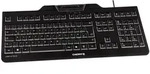 CHERRY KC 1000 SC, Volle Gr&ouml;&szlig;e (100%), Kabelgebunden, USB, AZERTY, Schwarz -