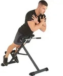 HAMMER Finnlo Bauch-/R&uuml;ckentrainer Tricon, Hyperextensionsbank - Schwarz