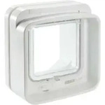 Trixie SureFlap DualScan Freilauft&uuml;r mit Mikrochiperk. 21 &times; 21 cm, wei&szlig; - Wei&szlig;