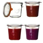 Weck Einkochglas 500 ml (Rundrand Sturzform Einweckgl&auml;ser Dessertgl&auml;ser, inkl.