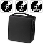 Hama CD Wallet Nylon 304, Black + CD Cleaning Cloth, 305 x 315 x 127 mm,...