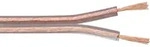 Lautsprecherkabel transparent CCA 25 m Rolle, Querschnitt 2 x 2,5 mm2 - Transparent