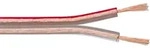 Goobay Lautsprecherkabel transparent CCA, 25 m Rolle, Querschnitt 2 x 0,75 mm2 -