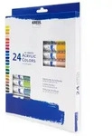 KREUL 28253 - El Greco Acrylfarben, 24 x 12 ml, gl&auml;nzende, hochpigmentierte