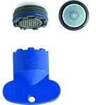GROHE Mousseur Strahlregler Einsatz, AG M21,5 x 1 - 48270000 - Silber/Schwarz