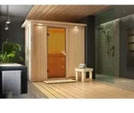 Karibu Sauna Innensauna Variado Fronteinstieg ohne Zubeh&ouml;r 196x118x198 cm ohne