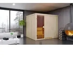 Karibu Sauna Innensauna Gobin Fronteinstieg ohne Zubeh&ouml;r 231x196x198 cm ohne