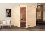 weka Premium Massivholz-Sauna TURKU Eck Gr. 2 Sparset 7,5 kW OS inkl. digitaler