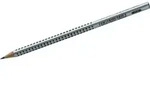 Faber-Castell GRIP 2001, B, Grau, Dreieckig, 1 St&uuml;ck(e)