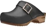 Sanita Wood-Urban Open Clog Black Gr.35 - Schwarz - 35