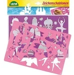Lena 65766, Malschablone, Kinder, Mehrfarbig, M&auml;dchen, 3 Jahr(e), 260 mm