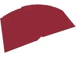 folia 6422 - Tonpapier dunkelrot, DIN A4, 130 g/qm, 100 Blatt - zum Basteln und