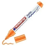 Edding 4500 Textilmarker, Stoffmarker, waschfest, Textilien bemalen - Orange