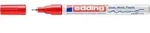 Edding 780, Rot, Fibre tip, Rot, Wei&szlig;, Aluminium, Fein, 0,8 mm - Rot/Wei&szlig;