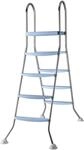 GRE Edelstahlleiter 2x4 Stufen AR11680