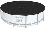 Bestway&reg; FlowclearTM PVC-Abdeckplane &Oslash; 427 cm, schwarz, rund