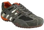 GEOX U4207K 02214 C1300, Sneaker in Grau, Gr&uuml;n f&uuml;r Herren, Gr&ouml;&szlig;e 39 - Grau - 39