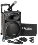 Ibiza Sound PORT10VHF-BT, 1-Weg, 250 W, Schwarz, AC - Schwarz