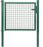 Alberts Wellengitter-Einzeltor mit Zubeh&ouml;r, Breite 100 cm, H&ouml;he 75 cm, gr&uuml;n, zum