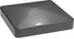 Pfostenkappe GroJa Lumino 9 x 9 cm anthrazit - Grau