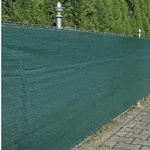 Noor Zaunblende inkl. 12m Schnur 180 gr/m2, ca. Gr&ouml;&szlig;e 1,5x5 m; 0266-3 - Gr&uuml;n