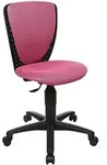Topstar Kinderdrehstuhl High S'cool&reg;, 70570BB10 pink, schwarz Stoff - Rosa