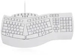 Perixx PERIBOARD-512 DE, Ergonomische USB-Tastatur, wei&szlig; - Wei&szlig;