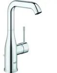 Grohe Einhand-Waschtischbatterie ESSENCE Zugstangen-Ablaufgarnitur L-Size Hard