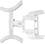 Hama TV-Wandhalterung FULLMOTION, 3 Sterne, 165 cm (65"), Wei&szlig; - Wei&szlig;