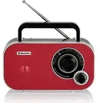 Roadstar TRA-2235, Tragbar, Analog, FM, 6,5 W, 3,5 mm, Rot - Rot