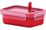 Emsa Clip & Micro 0,55 Liter rot - Rot/Transparent