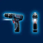 Bosch Professional GSB 12V-15 Akku-Schlagbohrschrauber inkl. Tasche + 2 Akkus...