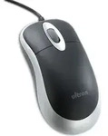 Ultron Mouse UM-100 basic optical USB, Optisch, USB Typ-A, 800 DPI - Schwarz